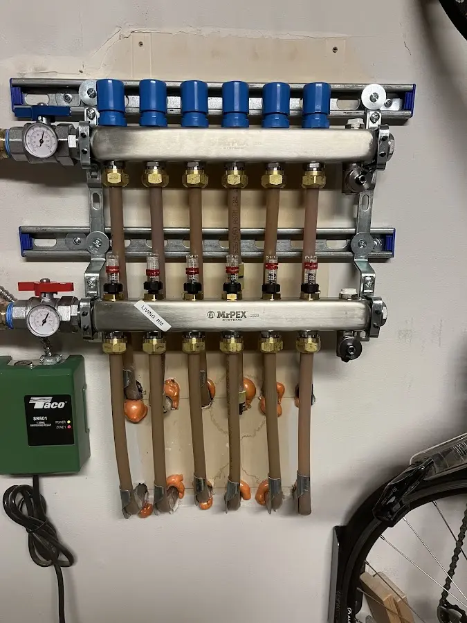 Plumber performing Leak Detection at a residential property in White Hall